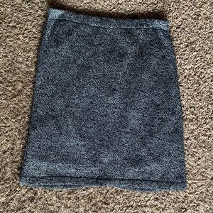 TRICOTTO Grey Marled Knit Pencil Skirt